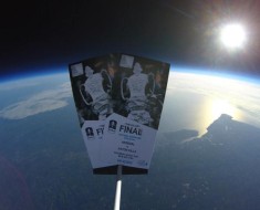 FA Cup Tickets Launched Into Space