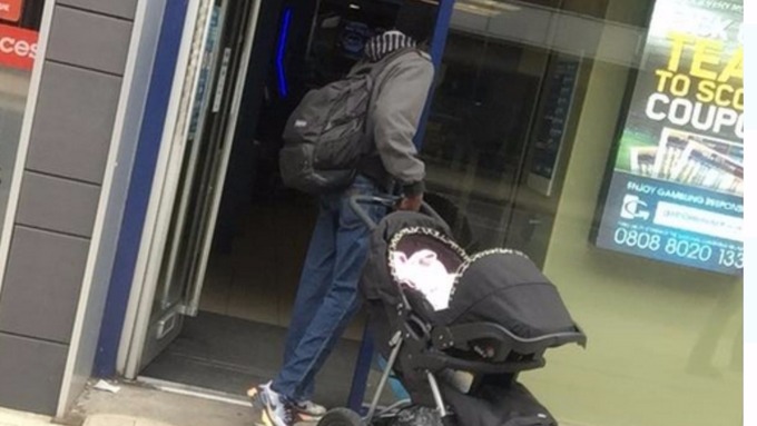 Man selling baby